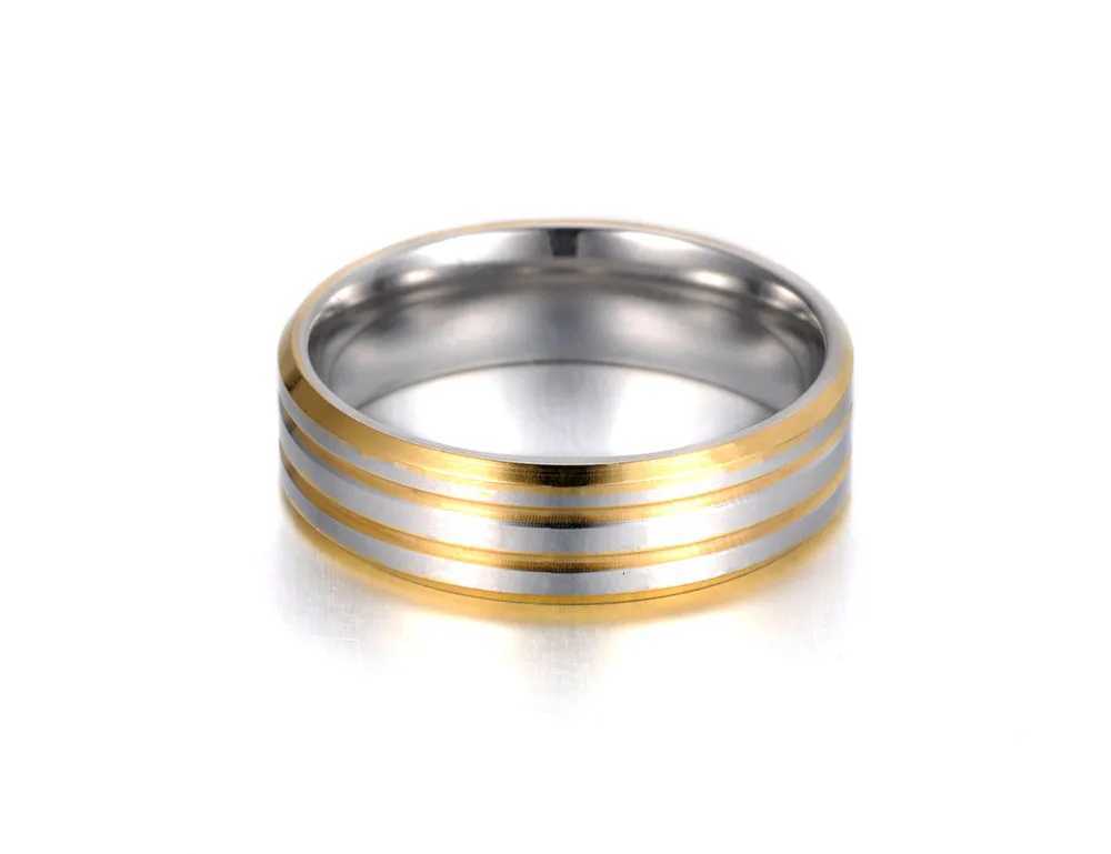 Lokaer Fashion Neo-Gothic Gold Color Stainless Steel Rings For Women Men Hiphop/Rock Party Ring Jewelry Anneau R19045 S250716
