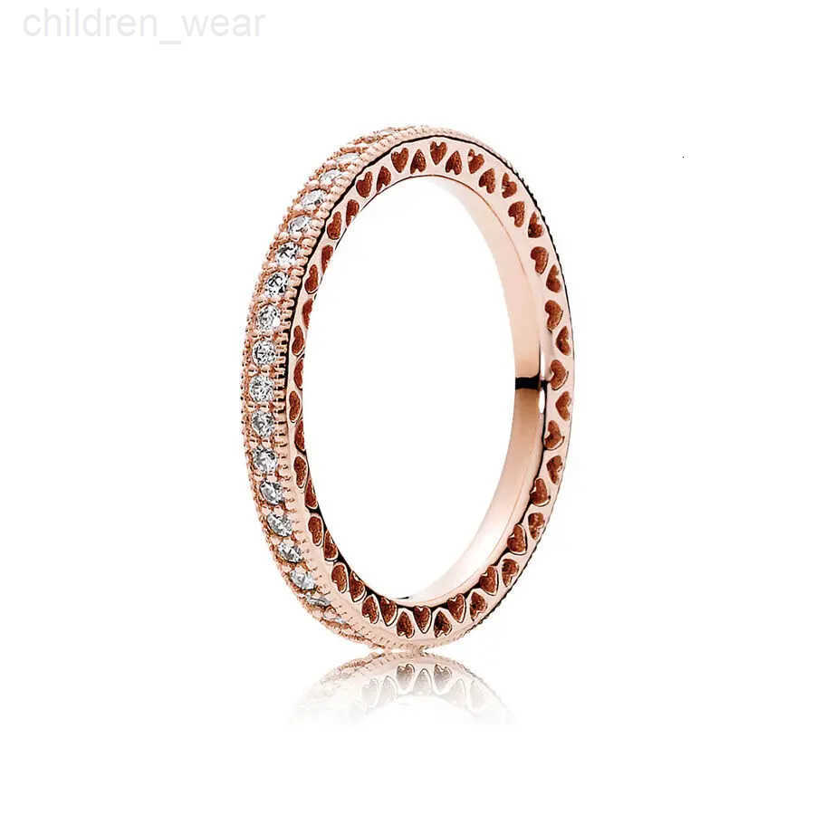 Disney Silver-Plated 925 Rose Gold Tear-Shaped Crown Ring Set Princess Wedding Party Gift for Best Friends W20250716
