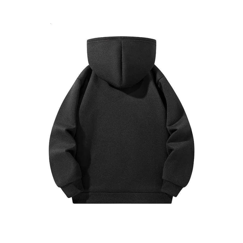 Mens Half Zipper Hooded Hoodies Solid Color Long Sleeve Sweatshirts Autumn Loose Sport Warm Sweats Fashion Casual Pullover 250716