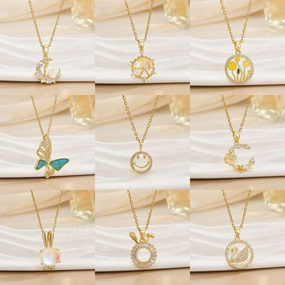 High-End Titanium Steel Necklace For Women, Unique Design, Trendy Pearl Collarbone Chain, Fashionable Versatile Accessory 9C8