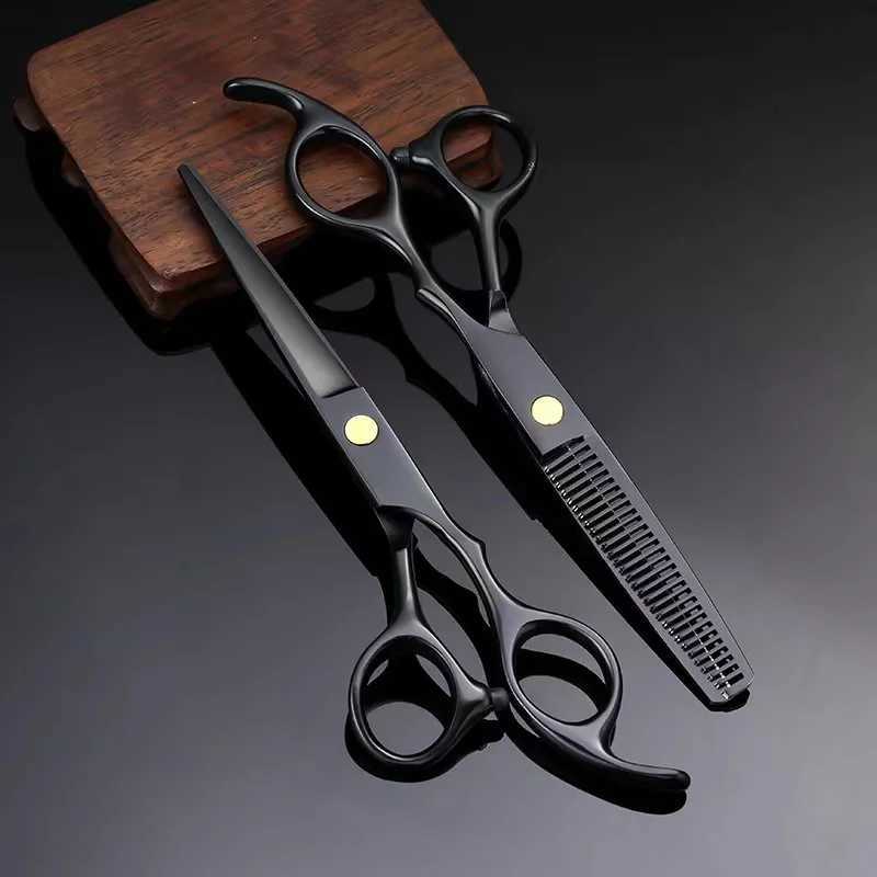 Professional Salon 6.0 Barber Scissor Hair Scissors Hairdressing CuttingThinning Shears Set W250716