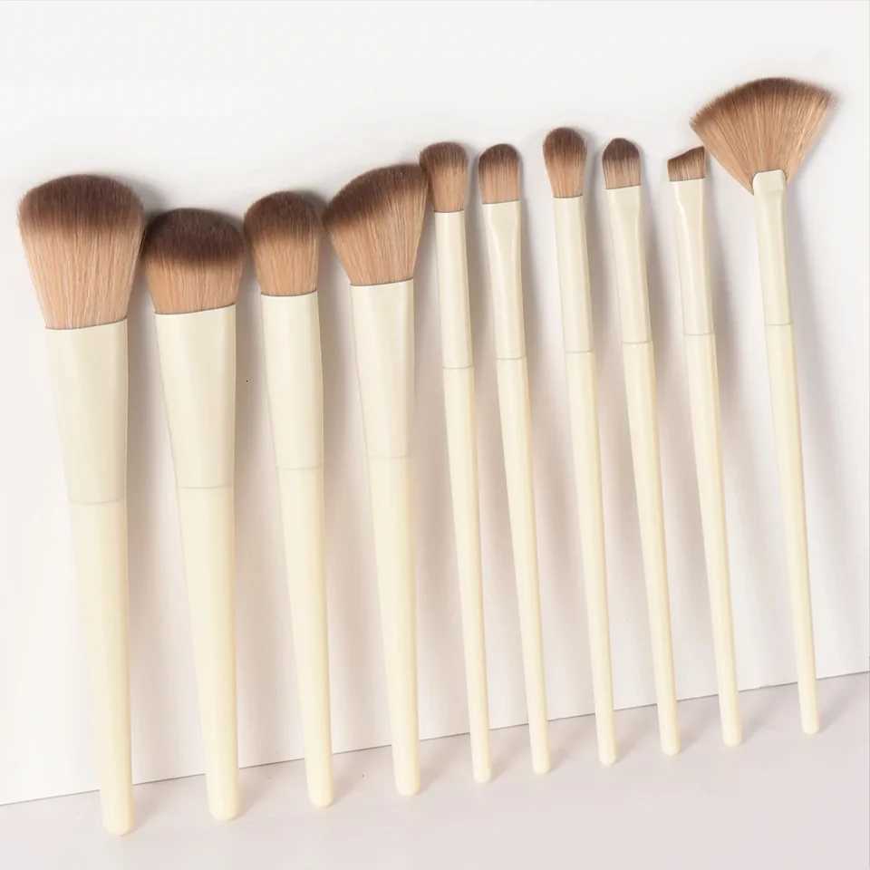 10/14Pcs Premium Makeup Brushes Set Eye Shadow Foundation Women Cosmetic Powder Blush Blending Beauty Makeup Tool XJ2500716