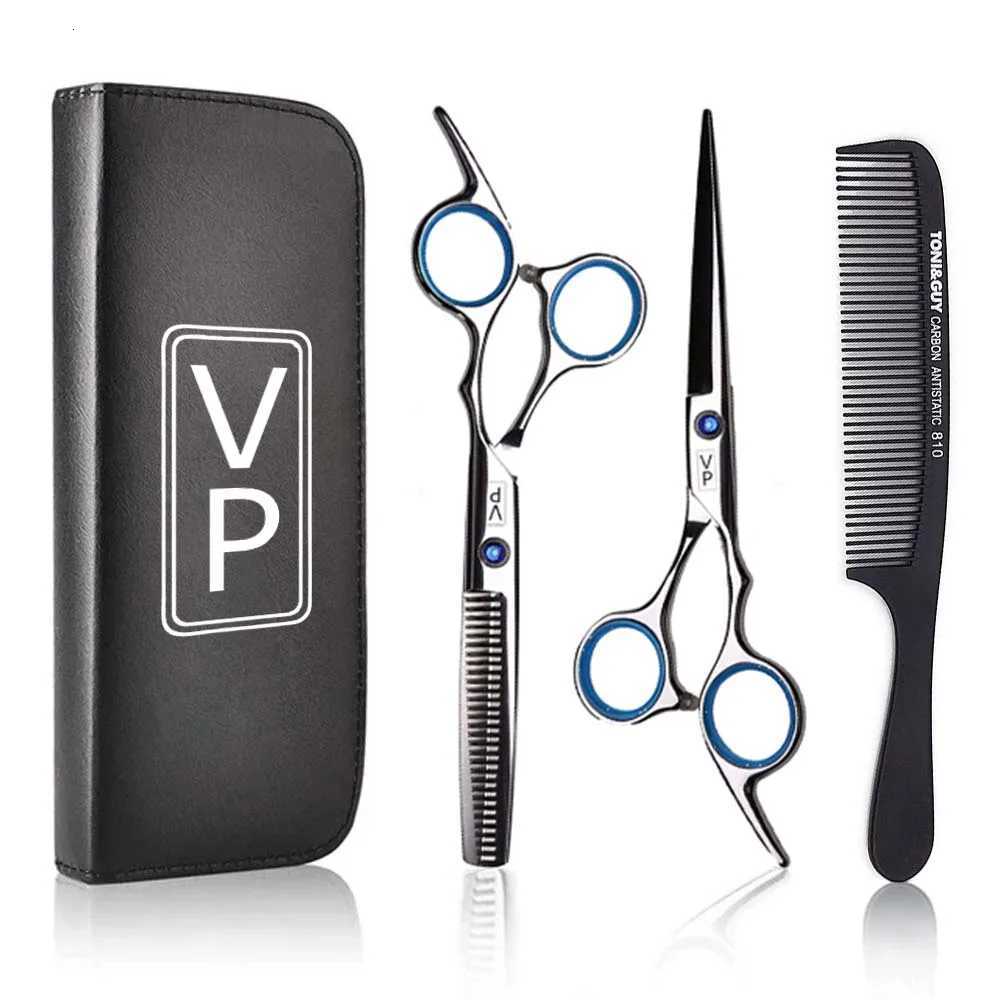 6 Inch VP Cutting Thinning Styling Tool Hair Scissors Stainless Steel Salon Hairdressing Shears Professional Barber Scissors W250716