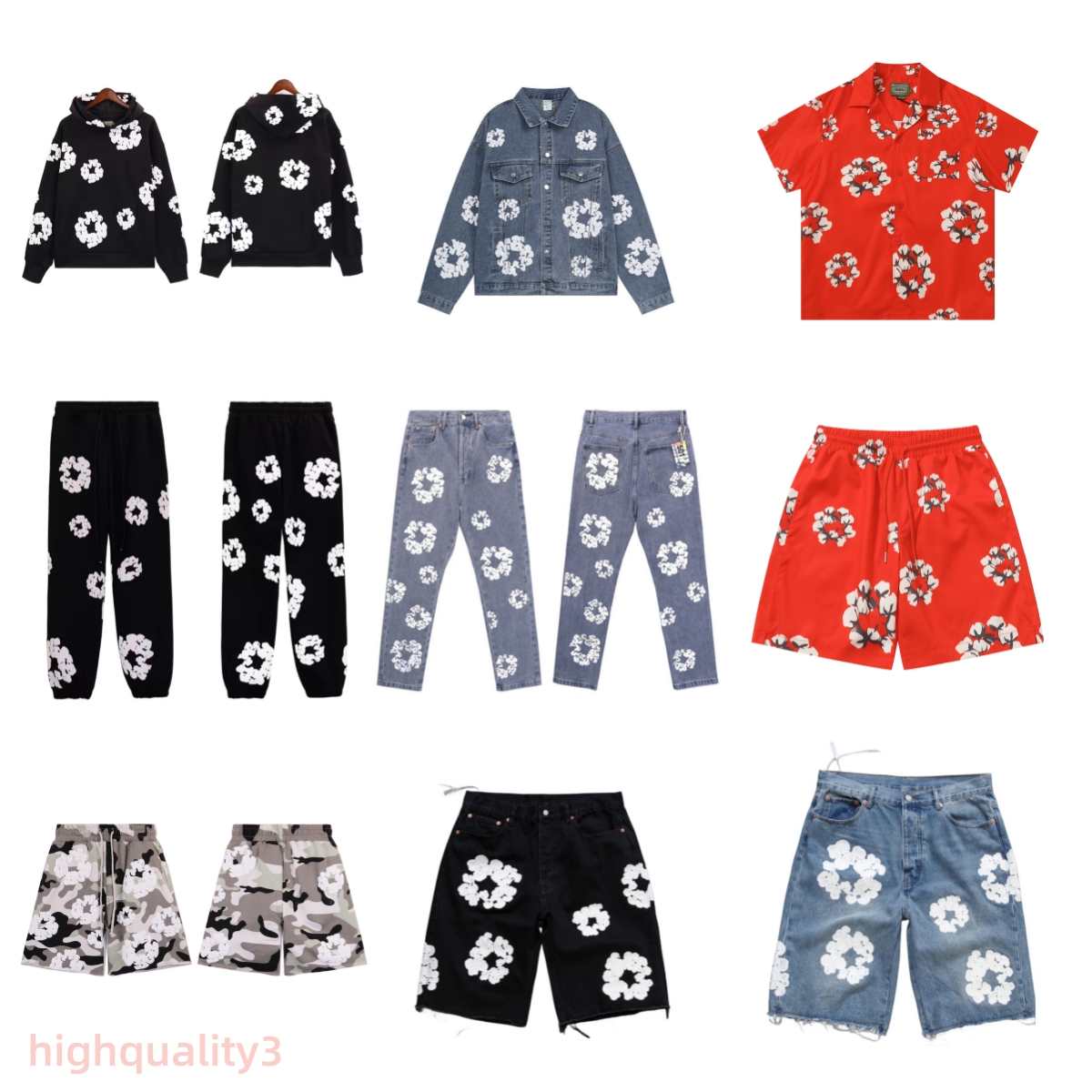 stacked shorts Men designer jeans Summer Men Hole tearhoodiess Pants Fashion Beggar scraped Hip Hoptearhoodie Printing Folower Coated denim Jeans short