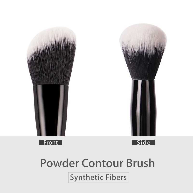 Kat Von D- Makeup Brush 02 Contour Brush Soft Fiber Hair Elegant Black Handle Brand Makeup Brushes for Women XJ2500716