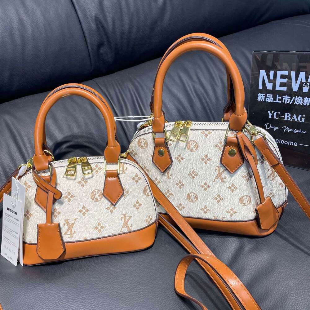 Vintage Shell Handbag 2025 Spring Fashion New Single Shoulder Crossbody Bag