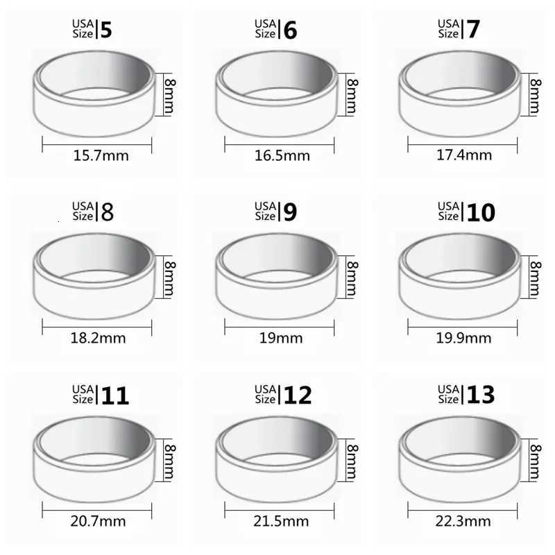 1 pc of fashionable 26 English letter ring double beveled frosted double line mens stainless steel ring S250716