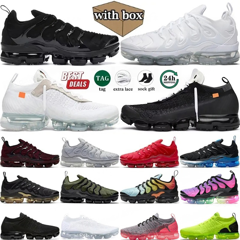 Designer Plus Running Shoes Men Women Sneakers Triple White Black Cherrys Re Knicks University Blue Game Royal Obsidian Walking Sports Trainers With Box