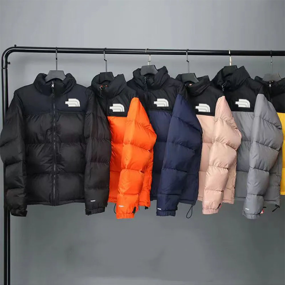 Mens Down Parkas Jacket Puffy Thick Warn Coats Sleeves Embroidery Coats Man Outwears Tops Jackets Asian Size M-2XL