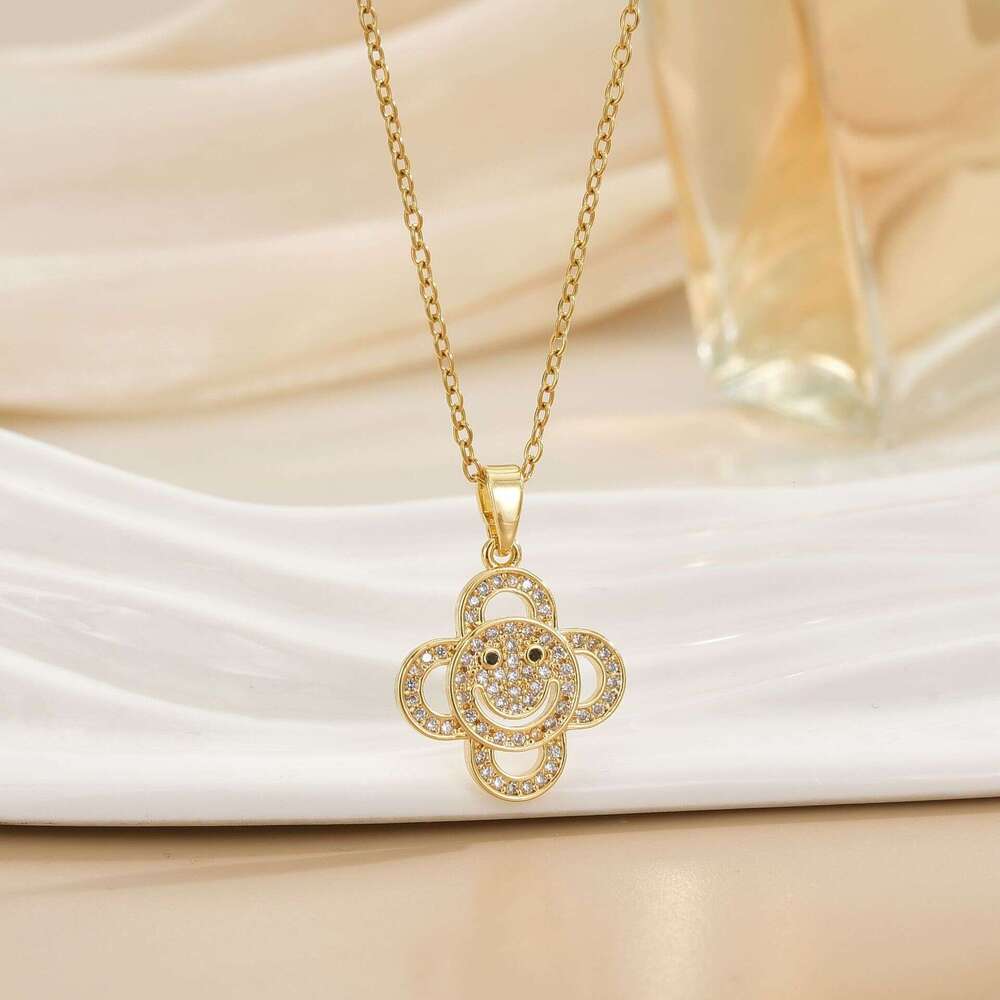 Sweet Forest Style Necklace For Women, Non-Fading, Unique Design, Fashion Pendant, Versatile, Elegant Titanium Steel Clavicle Chain Jewelry 778