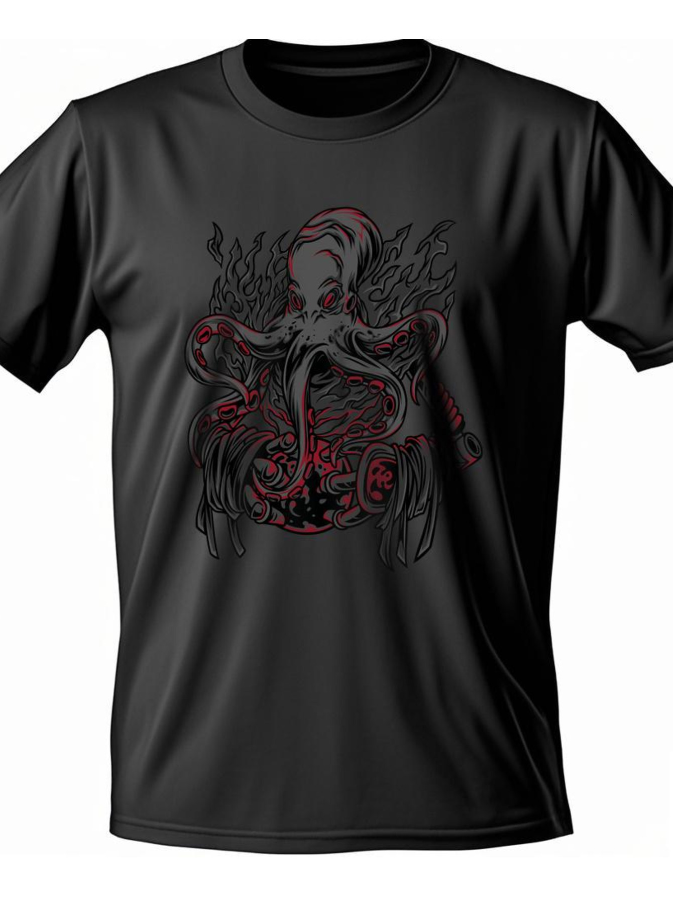 VogueEpoch T Shirts Men Rose S-3XL Graphics black Short sleeve Round collar White Adult 180g Cotton Wed 4d