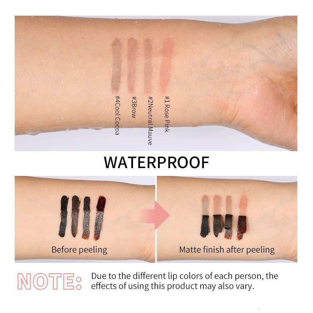 Peel Off Liner Waterproof Long Lip Stick Lasting Makeup Liquid lipliner Containing Hyaluronic Acid Vitamin E X250716
