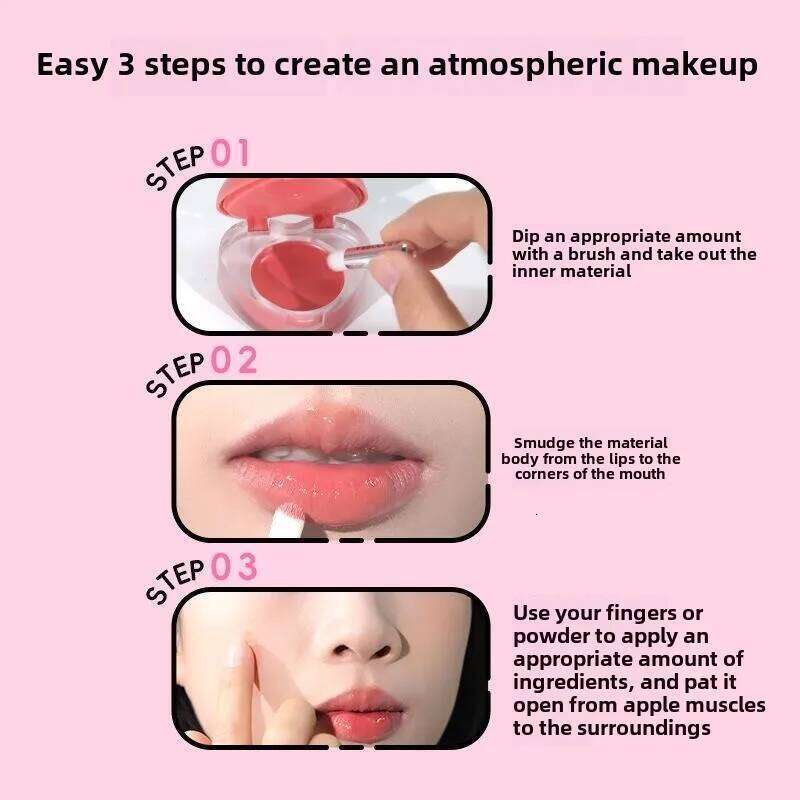 VEECCI Cute Makeup Korean And Cheek lti-pose Cream Natural Waterproof Lip Glaze Blusher Palette Moisturizing Rouge X250716