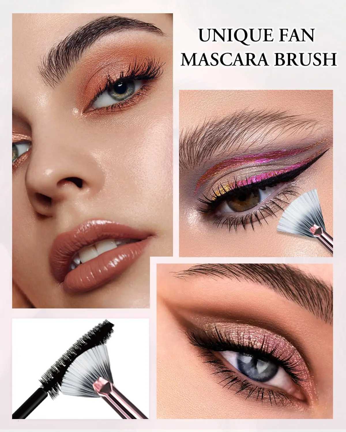 20PCS Travel Makeup Brush Set with Case Foundation Concealer Blush Eyeshadow Brush Contour Set XJ2500716