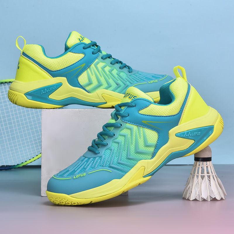 Professional grade badminton shoes for men and women with anti-slip, wear-resistant, shock-absorbing training sports shoes