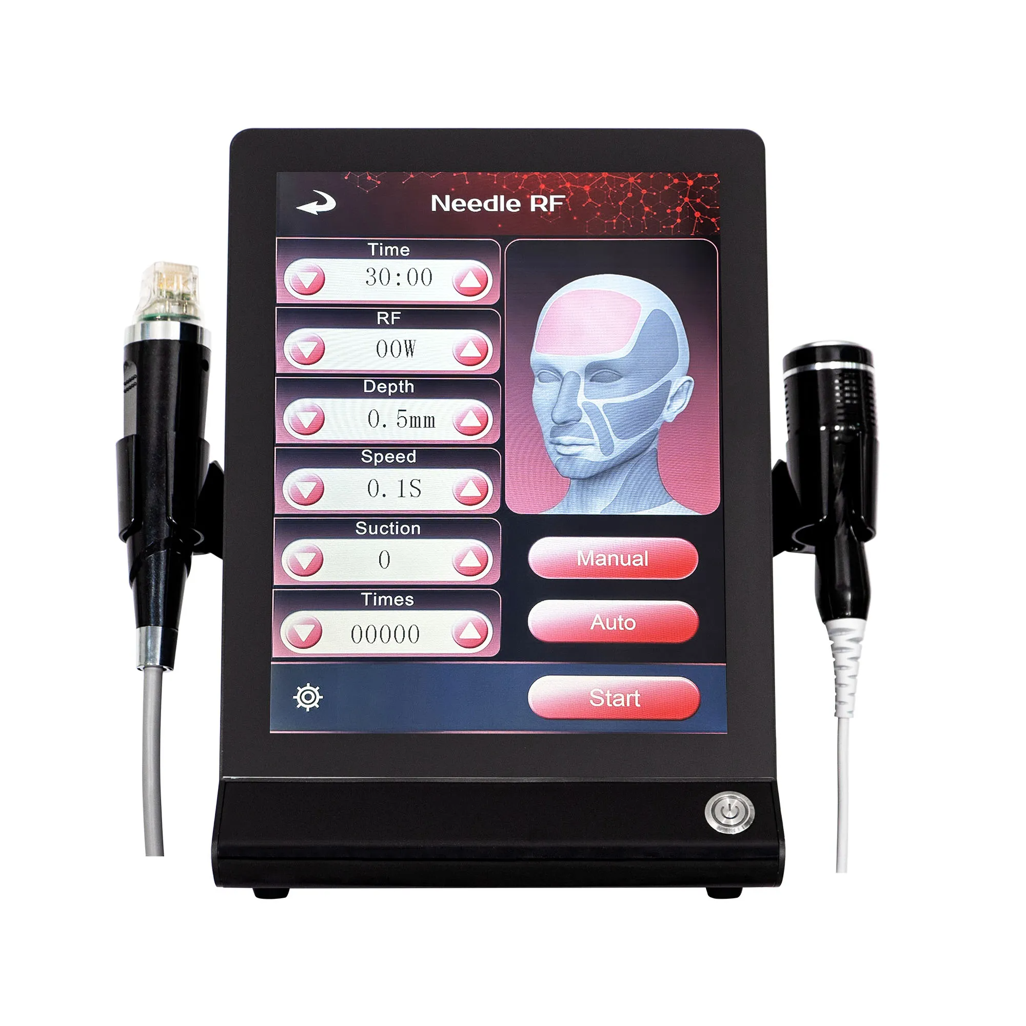 Rf Micro-Needle Beauty Instrument Fades Fine Lines and Purifies Pores. Multifunctional Beauty Salon Instrument Professional