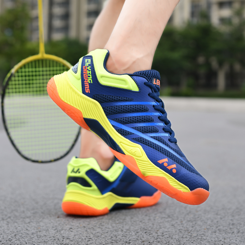 Professional grade badminton shoes for men and women with anti-slip, wear-resistant, shock-absorbing training sports shoes, breathable shoes