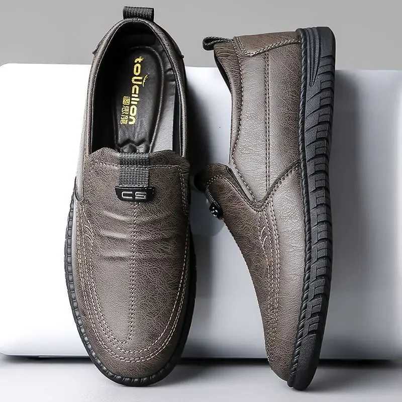 Slip-on Man Casual Shoe Round Toe Free Delivery Shipping Classic Leather Loafers Shoes for Men Original Cheap Clearance Designer W250716