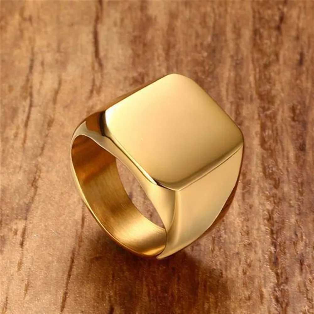 Creative Trend Niche Classic Black Square Mens Ring Luxury Fashion Party Wedding Engagement Ring Mens Popular Gift Accessories S250716