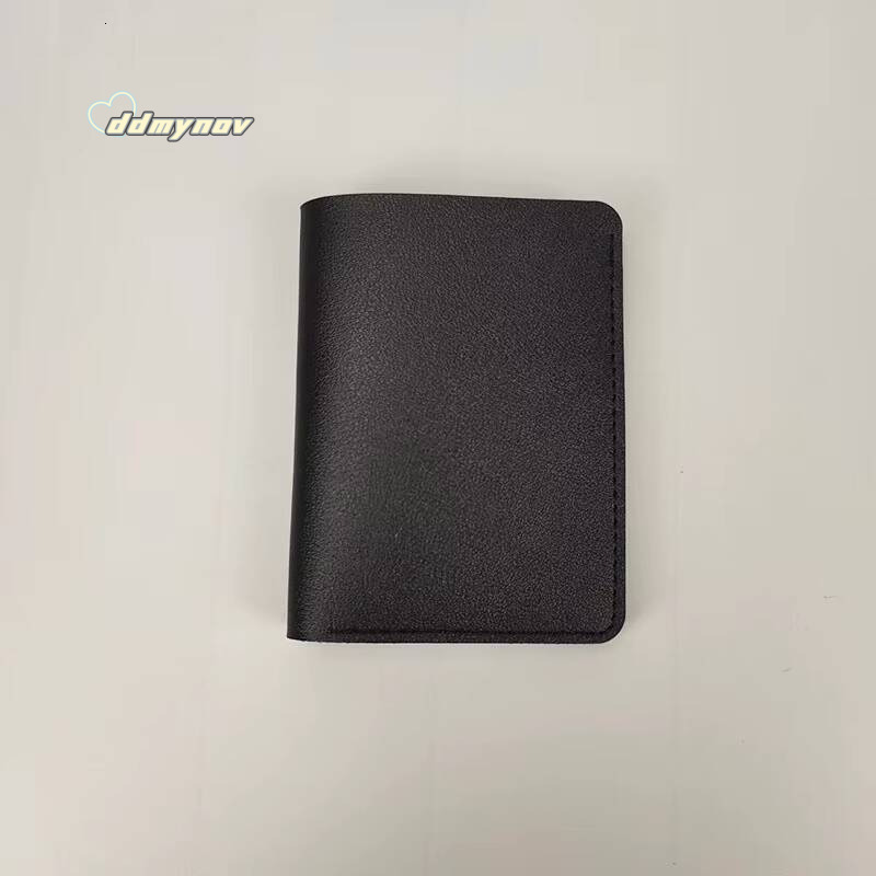 With Two Fold Buckle Small Portable Bank Drivers License Ultra Light And Thin Card Bag Wallet ddmynov