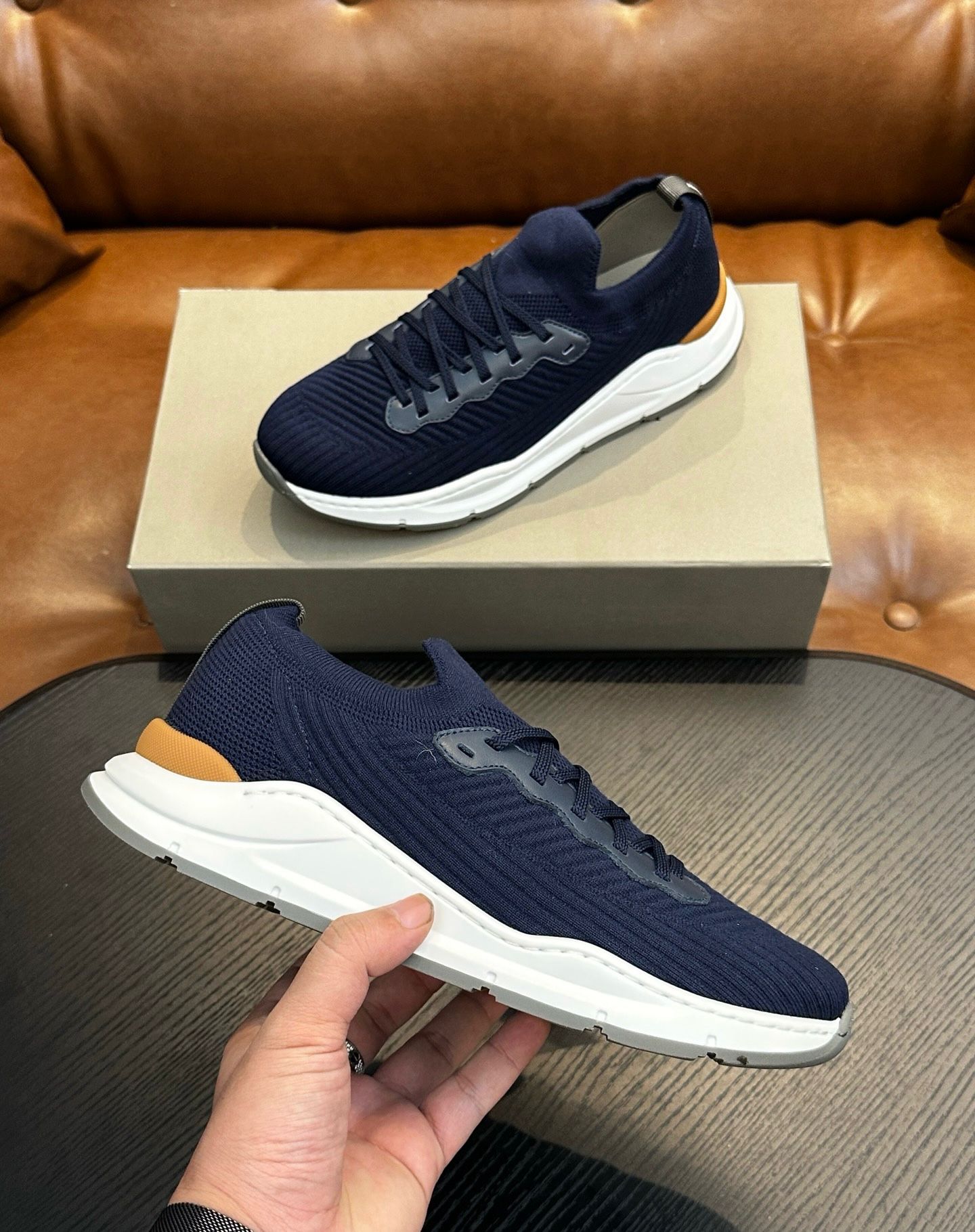 Top Luxury Men Wool… - image