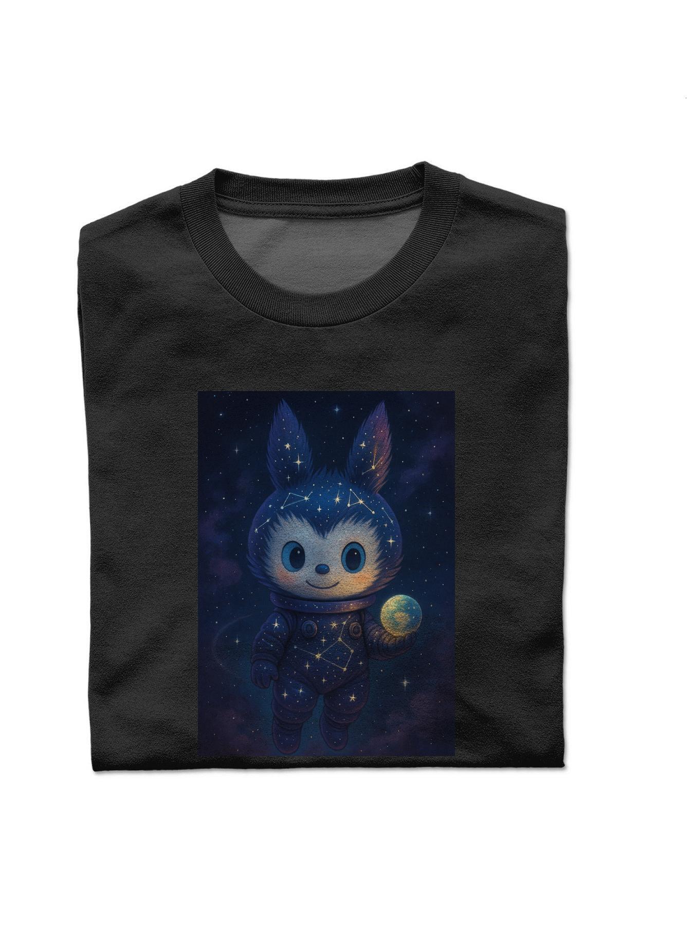 T-shirt with an image of cat and a moon in the sky T Shirts S-3XL Wed 81 i