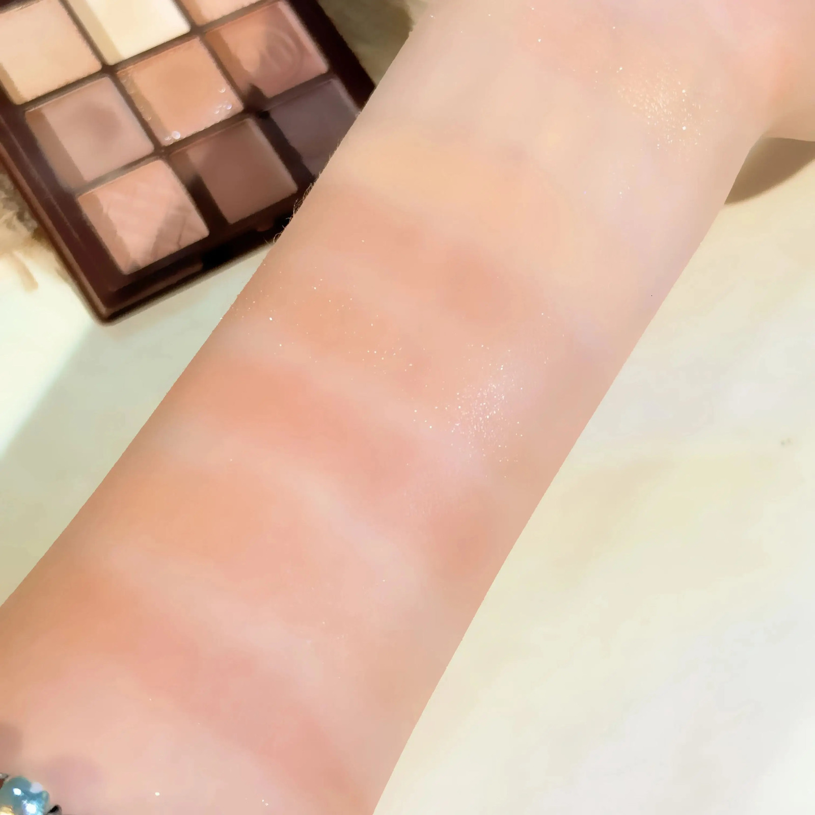Chocolate Warm Brown Earth Palette - 9 Shades Matte Orange Brown Pearlescent Glitter Illuminating Wear Eyeshadow 250712