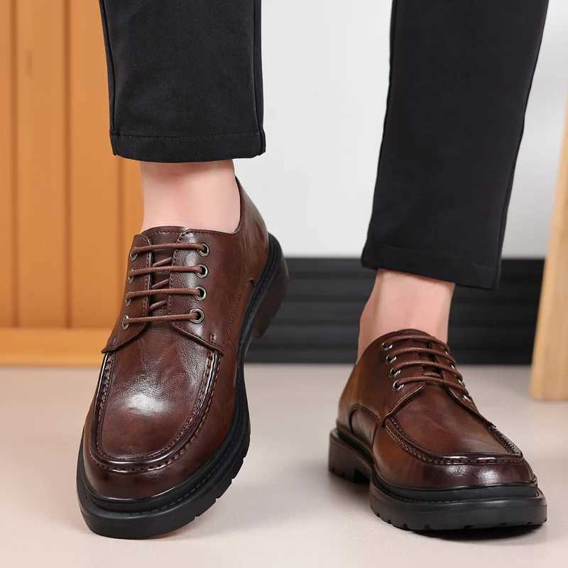 Men Oxfords Shoes Footwear Sneakers Shoes Men Genuine Leather Casual Lace-up Walking Shoes Men Outdoor Tooling Shoes Man W250716