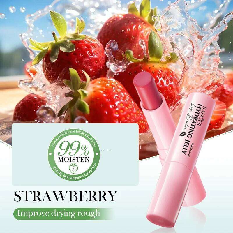 1/2pcs SADOER Fruit Lip Balm Moisturizing Anti Cracking Repair Nourishing Hydrating Lipstick Lips Skin Care Products X250716