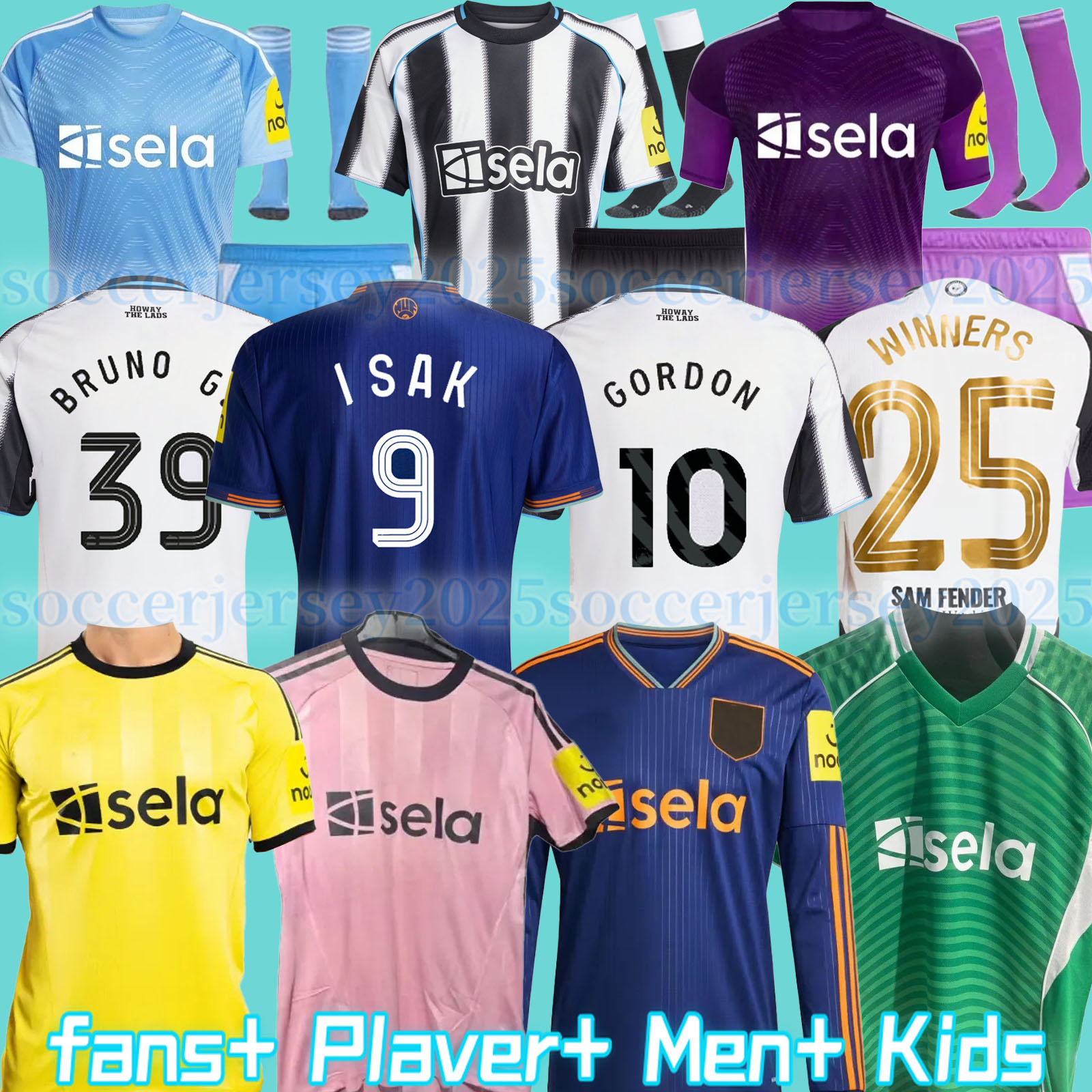 24 25 26 ISAK newcasltes soccer jerseys CARABAO CUP FINAL Special Edition burn 2024 2025 BARNES BRUNO G. Gordon MURPHY TONALI Football Shirt Home fans Player PRE MATCH