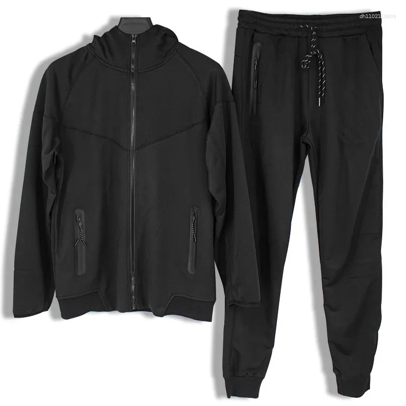 Men's Tracksuits Cross-Border Hooded Sweatshirt European Style Sport Suit One Set Customized Factory Wholesale Defined
