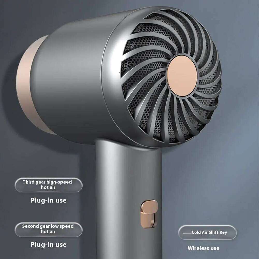 Dryer Home High-Speed Anion Wireless/Plug ABS Portable Electric Care 3 Wind Speeds Quick Dry Hair Dryer