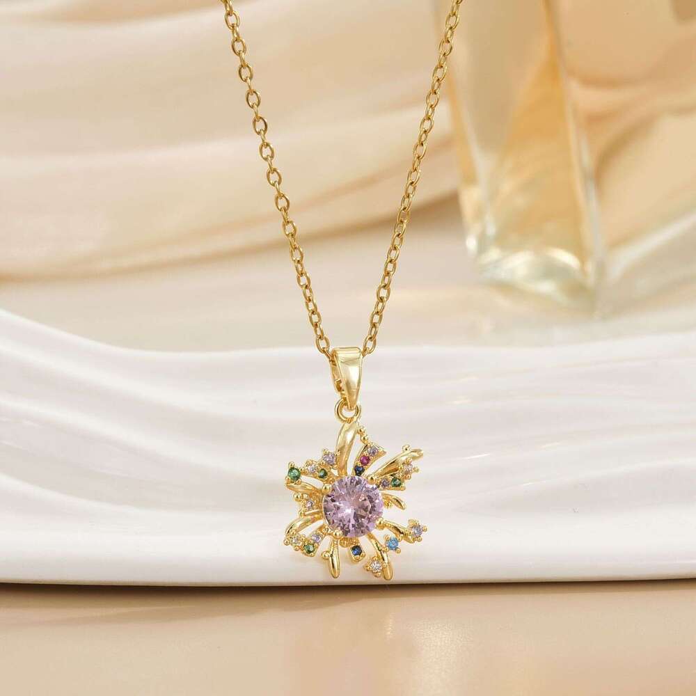 Light Titanium Steel Necklace For Women, Non-Fading Versatile High-End Pendant, Niche Design Simple Clavicle Chain, Autumn Winter Accessories Ffa