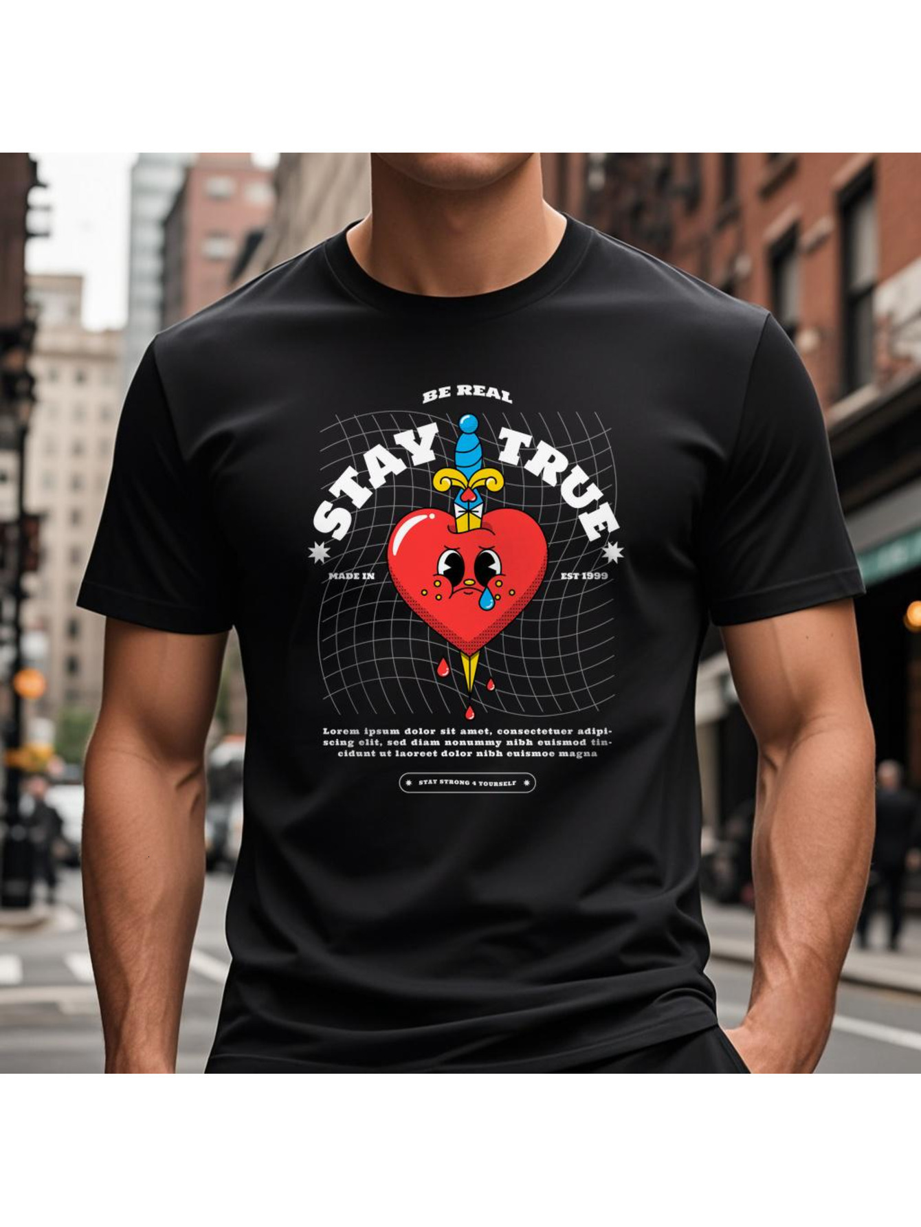 VogueEpoch text Cotton Round collar Short sleeve space Men Adult 180g black S-3XL White T Shirts Wed af