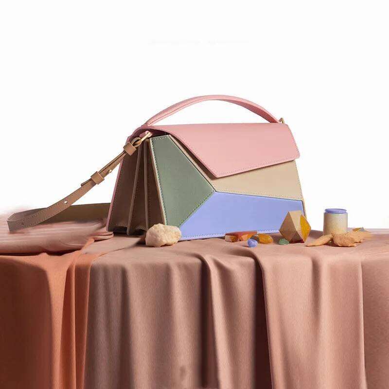 Fashion Woman Shoulder Bag Geometric Crossbody Handbags Bolsas Female PU Leather Brand Designer Tote Bucket Purse