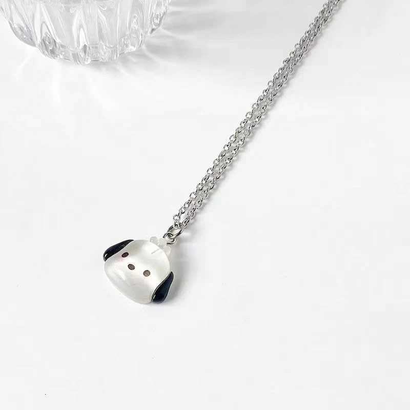 Sanrio Kawaii Cinnamoroll Melody Kuromi Necklace Clavicle Chain Adjustable Pendant Accessories Girls Toy Gift w250716