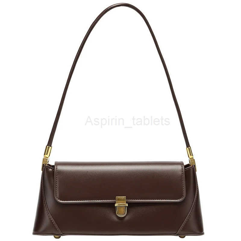 Armpit Bag Retro Niche Design High-end Solid Color One-shoulder Portable Genuine Leather Womens Bag Spring and Summer Versatile M250716