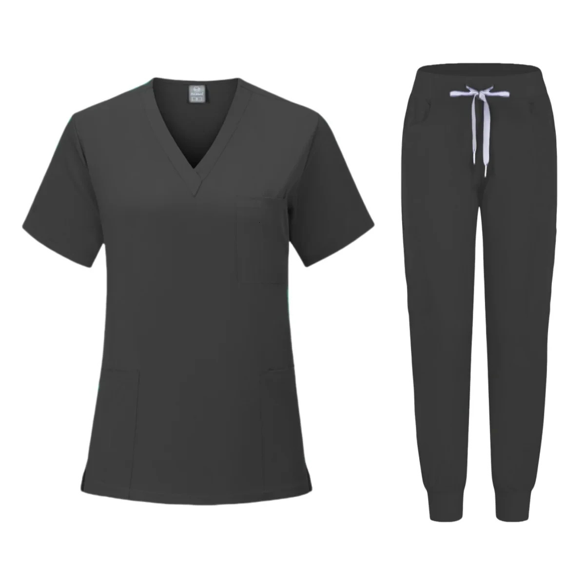 Anti Wrinkle Washable Soft Fabric Nurse Scrubs Hospital Uniform Scrubs Women Jogger Scrubs Sets Pair 250715