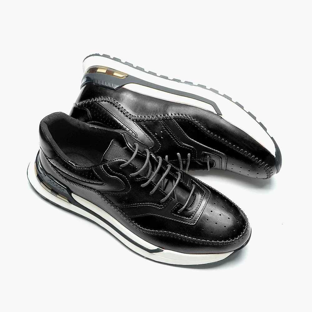 Luxury Designer Mens Oxford Sneakers Splicing Trainers Genuine Leather Stitching Comfortable Non Slip Walking Casual Shoes Men W250716