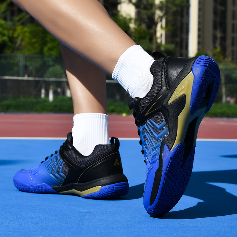 Professional grade badminton shoes for men and women with anti-slip, wear-resistant, shock-absorbing training sports shoes