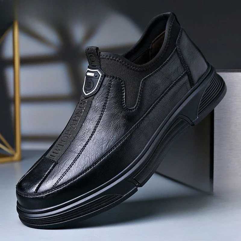 Soft Mens Leather Shoes Business Dress Formal Velvet Moccasin Footwear Offer Mens Casual Shoes High Quality Fashion Low Price PU W250716