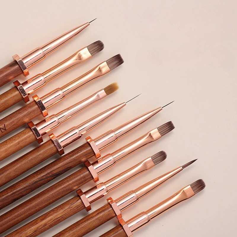 Nail Glue Phototherapy Pen UV Gel Brush Pen Acrylic Brush Professional Nail Art Brushes Painting Drawing Brush Manicure ToolsXJ2500716