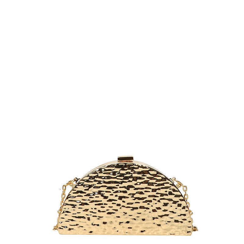 Acrylic Shell 2025 New Fashion Ice Crack Pattern Internet Celebrity Single Shoulder Women's Chain Evening Bag Trendy