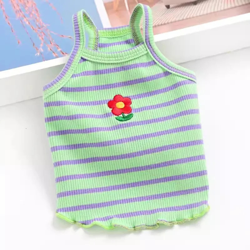 Summer Small Dog Dresses Princess Clothes for Puppy Vest Floral Costume Medium Pet Pomeranian Chihuahua Skirt 250711
