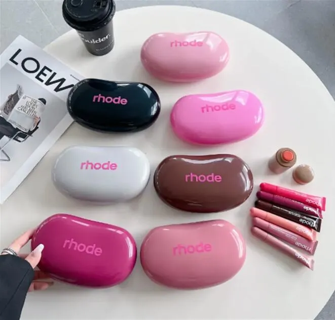 Makeup Bags 7 Colors Silicone Cases Lipgloss Jewelry Lipstick Blush Package Gift Bag Waterproof Large Capacity Portable Handbag Cosmetic Box For Women