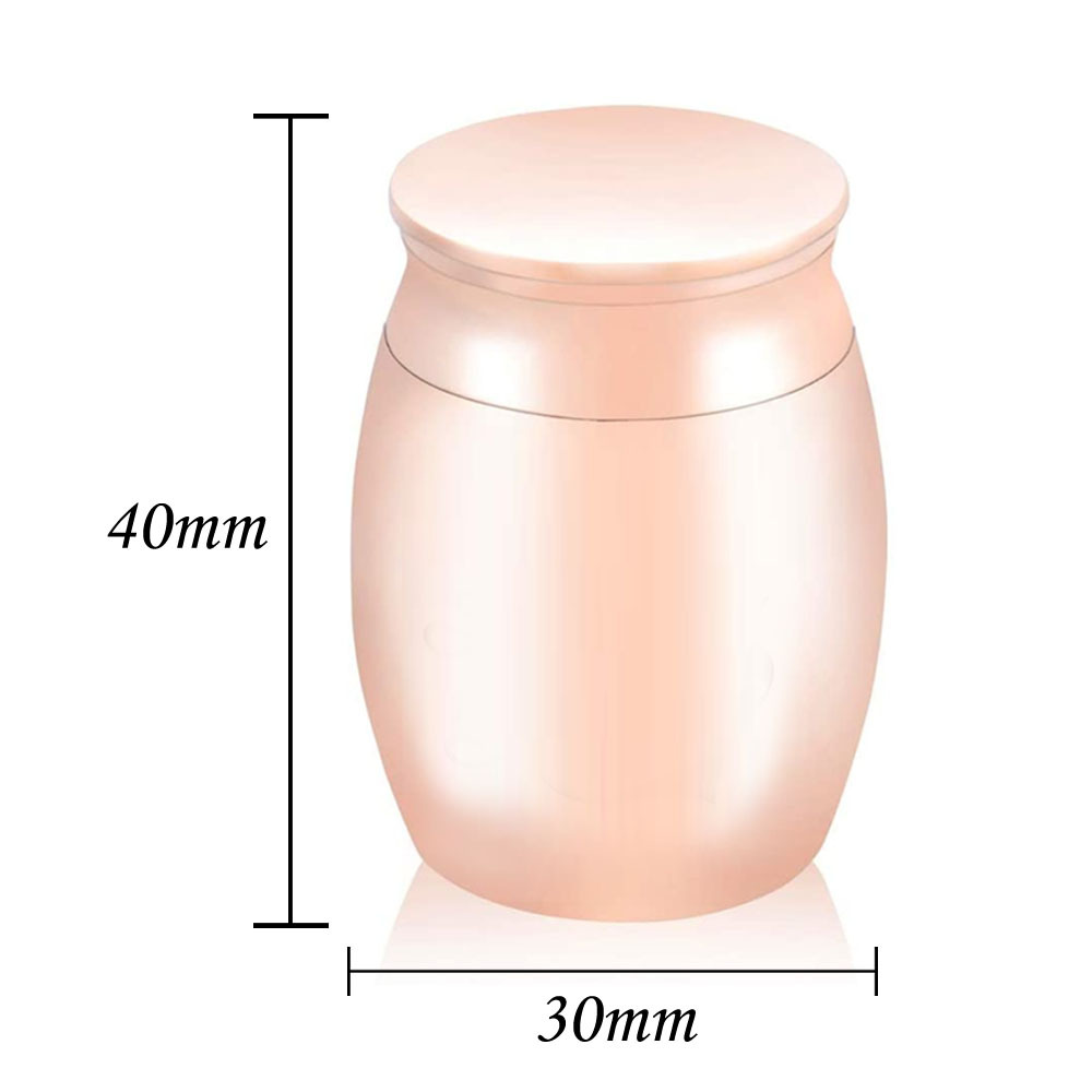 Custom Small Stainless Steel Pet Urn for Ashes Cremation Keepsake for Dog Cat Memorial Always in My Heart