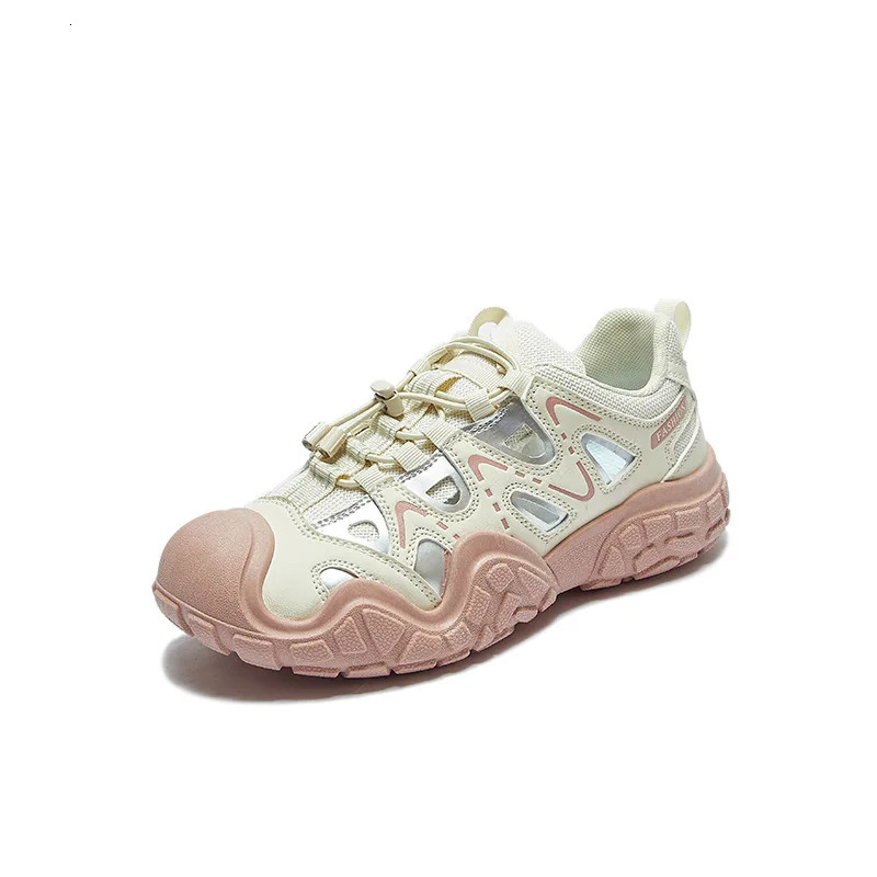 Womens Thick Soled Round Toe Low Top Skateboard Shoes with Mesh Fabric Comfortable and Breathable Low Top Casual Sports Shoes 250712