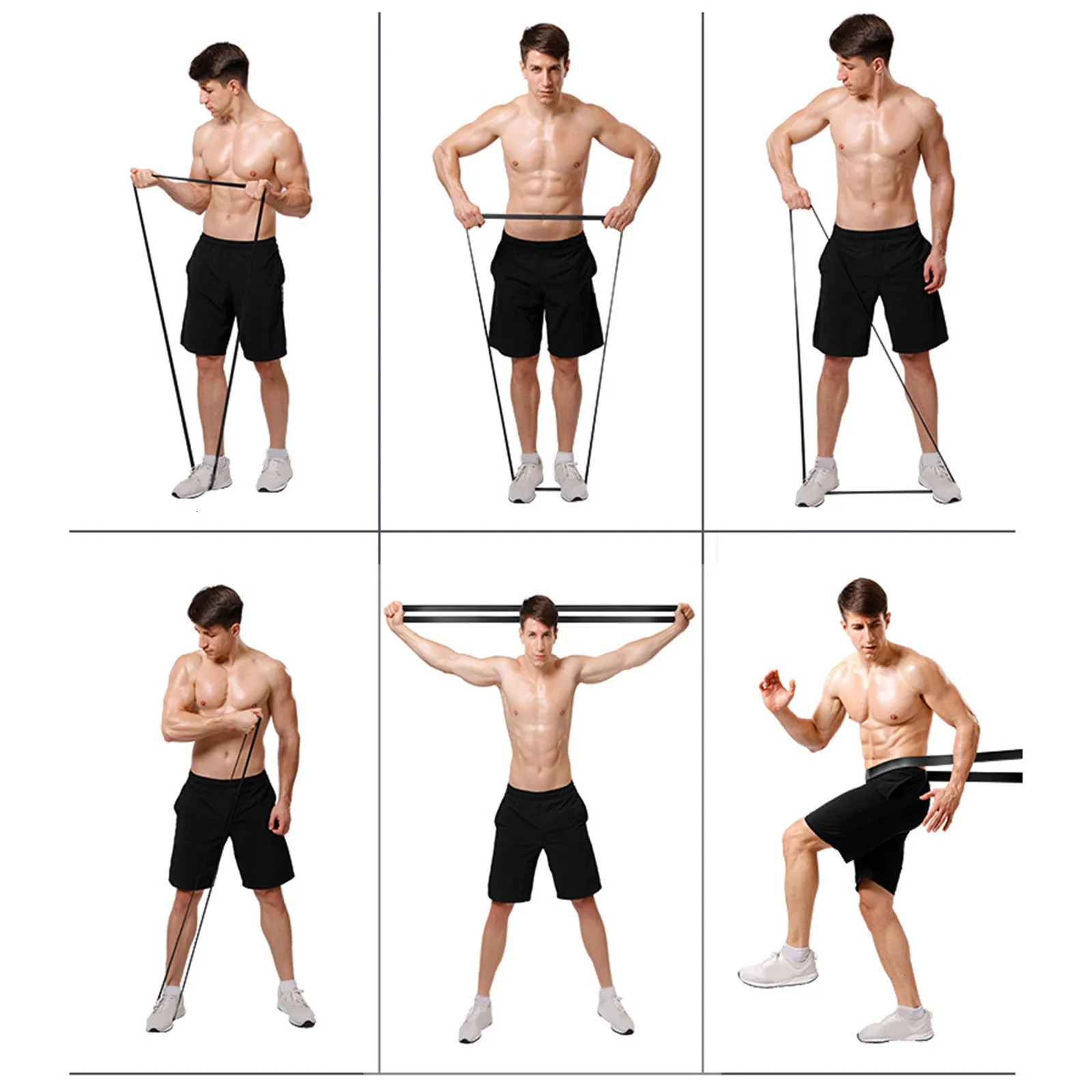 Loop Elastic Resistance Bands Weight Lifting Bands Powerlifting Bands Pullup Assistance Bands And Yoga Stretch Bands 250715