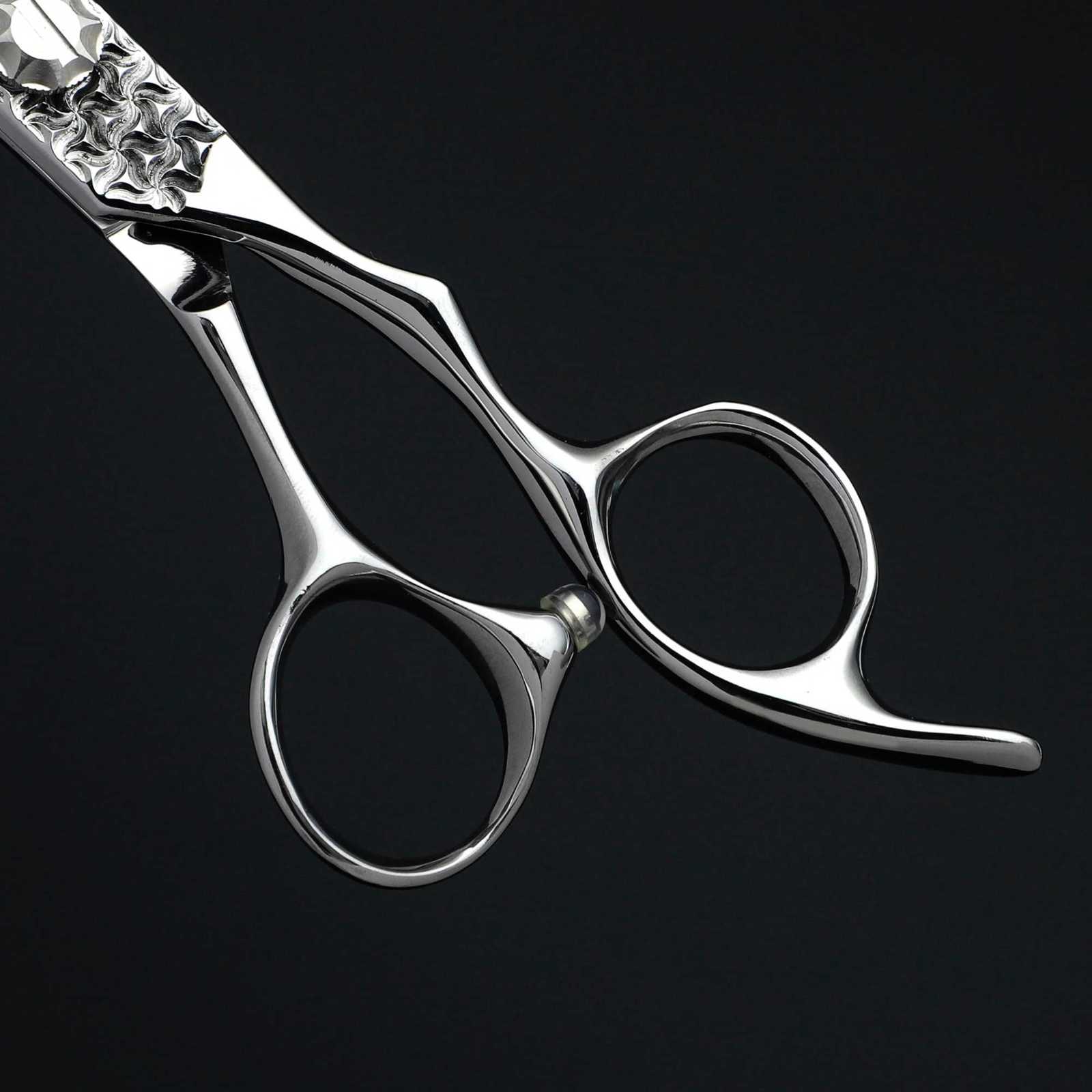 6.0 inch 440C Shui Gu Barber Scissors Thinning Scissors Professional Barber Tools Flat Scissors W250716