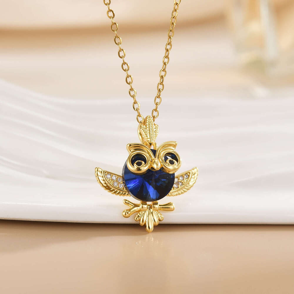 Fashion Trendy Bird Necklace For Women Crystal Micro Inlaid Full Zircon Yiwu Jewelry 6A3